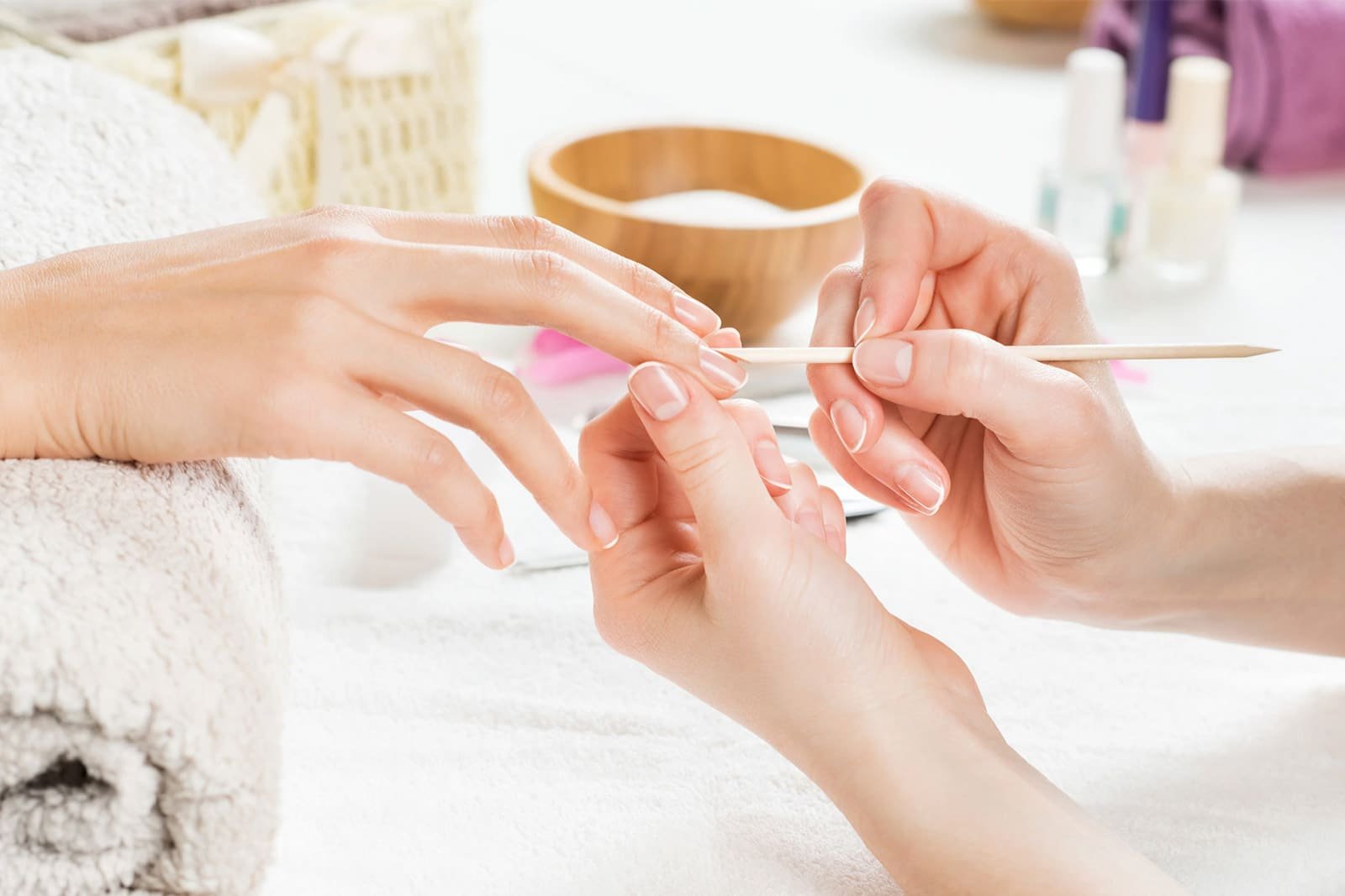 Precision manicure at Beauty By Ann